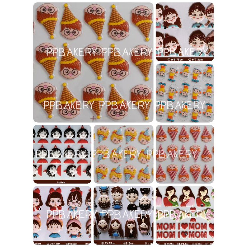 มีลายเยอะ แผ่นลอกลายช็อกโกแลต การ์ตูน แนวมินิมอล มาใหม่ อัพเดท - Image 3