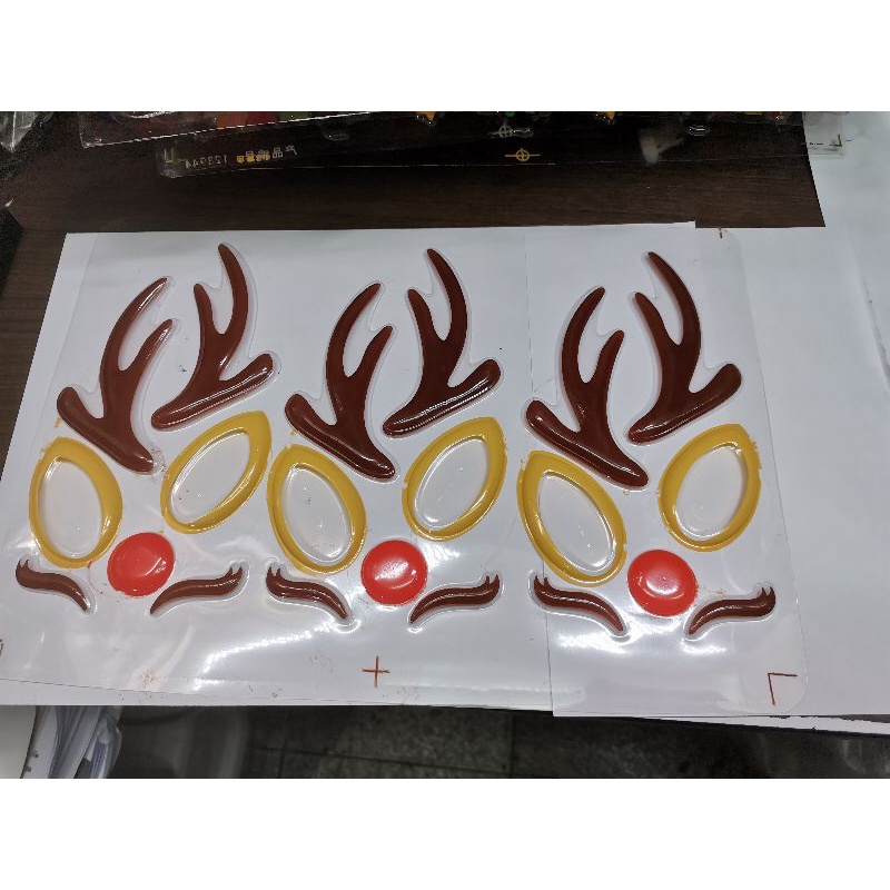 แผ่นลอกลายช็อกโกแล็ต คริสมัสอัพเดท ลายเยอะเเน่นอน ซื้อเยอะมีราคาส่งจ้า สีอาจจะมีถลอกบ้าง ไม่มีผลต่อการใช้งาน - Image 6