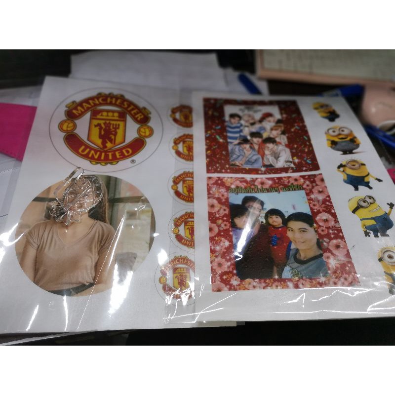 แผ่นกระดาษกินได้ พร้อม พิมพ์รูปแต่งเค้ก ตามสั่ง // ทักแจ้งได้ Edible paper ออกแบบเองได้ค่ะ แผ่นรูปภาพทานได้ กรุณาอ่านคะ - Image 2