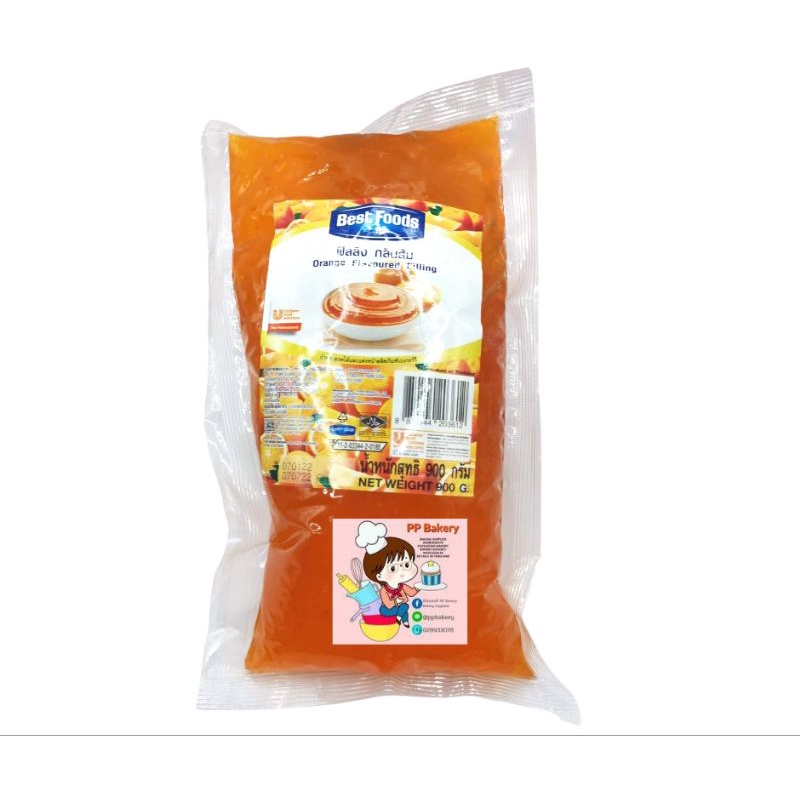 เบสท์ฟู้ดส์ ฟิลลิ่ง กลิ่นส้ม 900 กรัม Best Foods Orange Filling แยมส้ม ไส้ขนม ทาขนมปัง แต่งหน้าเค้ก เบเกอรี่ - Image 2