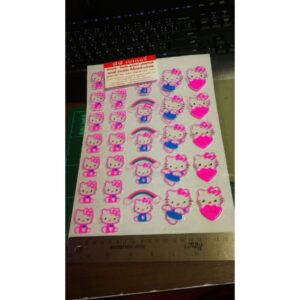 แผ่นลอกลายช็อกโกแลต การตูน ใช้สำหรับตกแต่งเค้ก ส่งด่วนส่งไว ของพร้อมส่ง ส่งทั้งแผ่นไม่ตัดแบ่ง ใส่กล่องส่ง