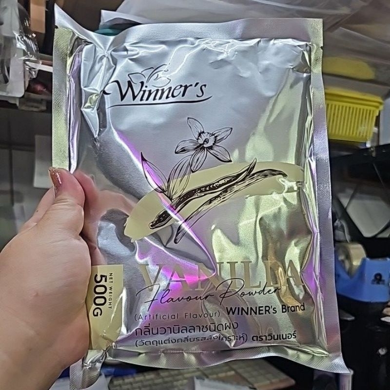 ผงวนิลา วนิลาผง ตราวินเนอร์ (Winner) 500 กรัม แพ็คเกจใหม่ล่าสุด ดับคาวไข่ หอมละมุนทนความร้อน วัตถุดิบเบเกอรี่ - Image 2
